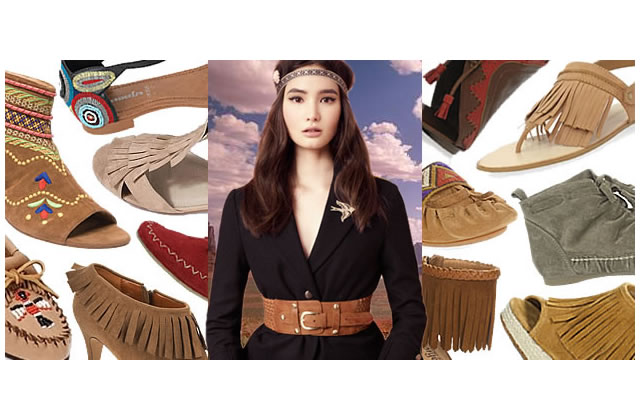 Chaussures tendance indienne