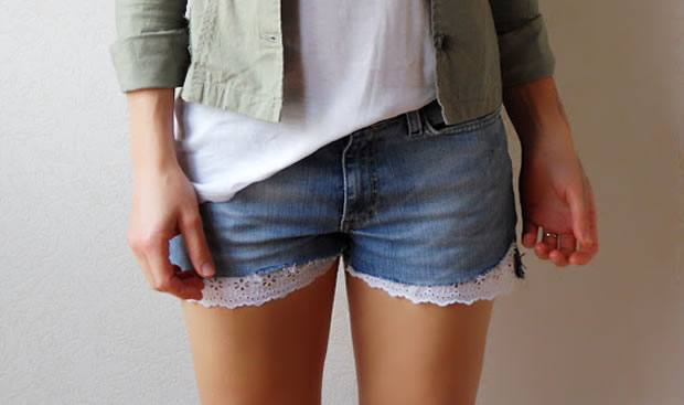 Sélection de tutos 5 façons de customiser vos shorts en jean shortdentelle