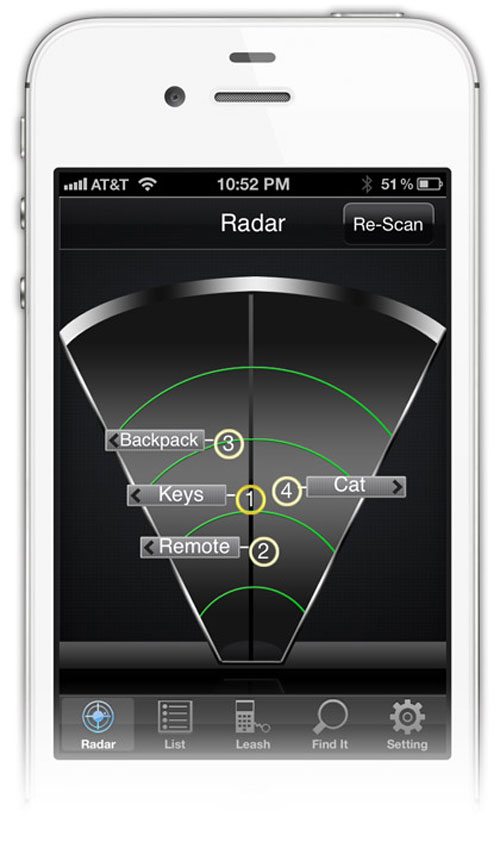 Le radar à objets perdus   Idée cadeau cool #3 iphone