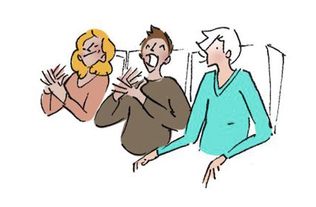 Les applaudissements incongrus – Le dessin de Cy.