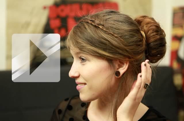 Le chignon de fêtes façon La Reine des Neiges — Tuto Coiffure en vidéo