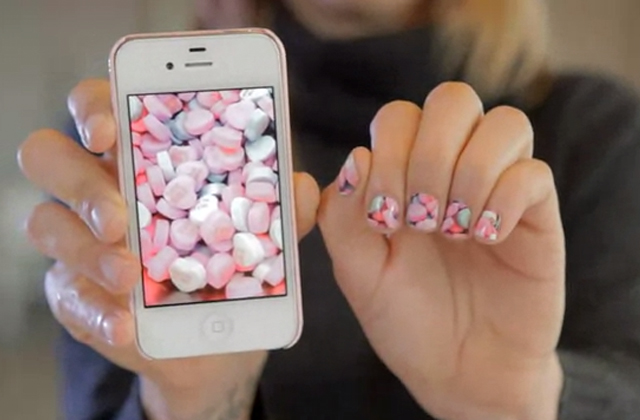 Une appli mobile transforme tes photos Instagram en nail-art
