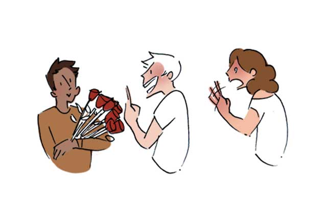 L’emmerdant, c’est la rose – Le dessin de Cy.