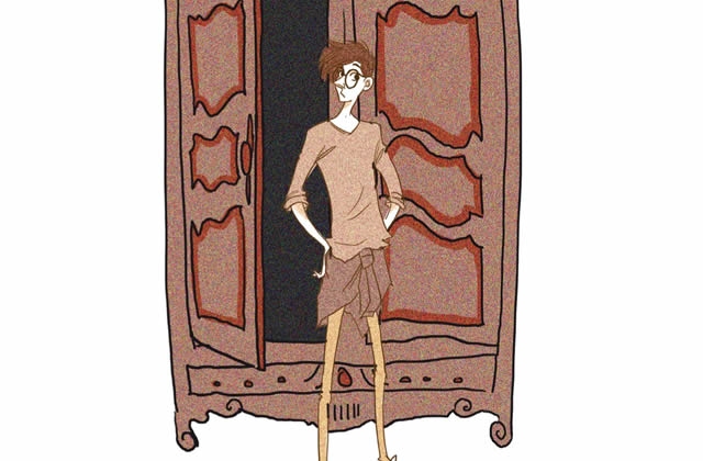 Quand on sort du placard… – Le dessin de Mr Q.