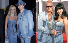Katy Perry et Riff Raff habillés comme Britney Spears et Justin Timberlake aux VMA
