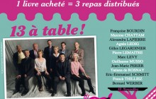 « 13 à table » : les auteurs français se bougent pour les Restos du Coeur