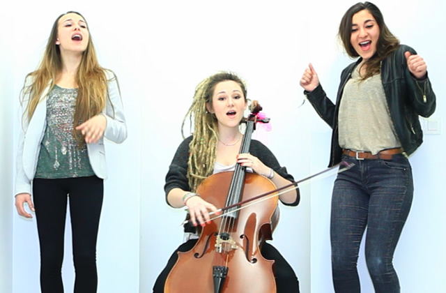 Lucie, Élisa et Juliette reprennent « Jimmy », de Moriarty