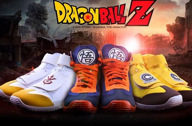 Des baskets aux couleurs de Dragon Ball Z