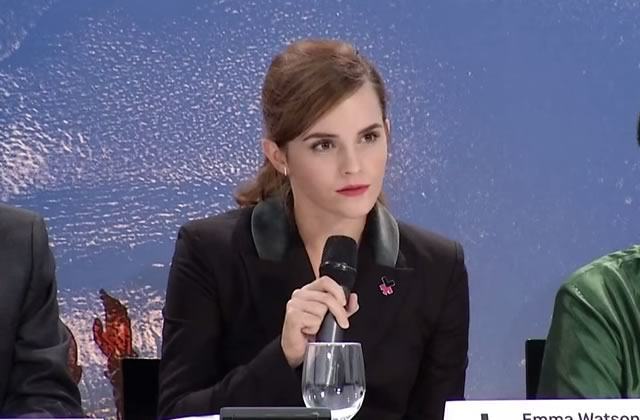 Emma Watson lance la seconde étape de HeForShe à Davos