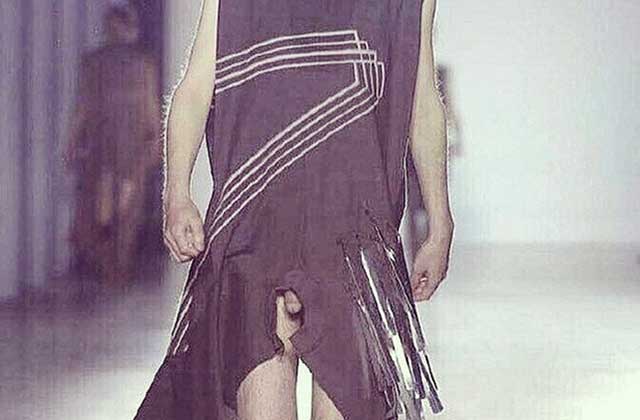 Les robes à chibres apparents de Rick Owens — WTF Mode