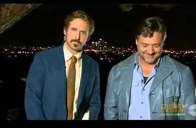Ryan Gosling s’incruste dans un discours de Russell Crowe