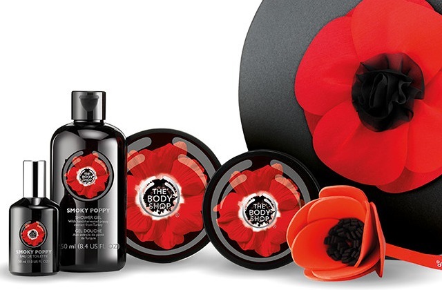 Smoky Poppy, la nouvelle collection de produits au pavot de The Body Shop