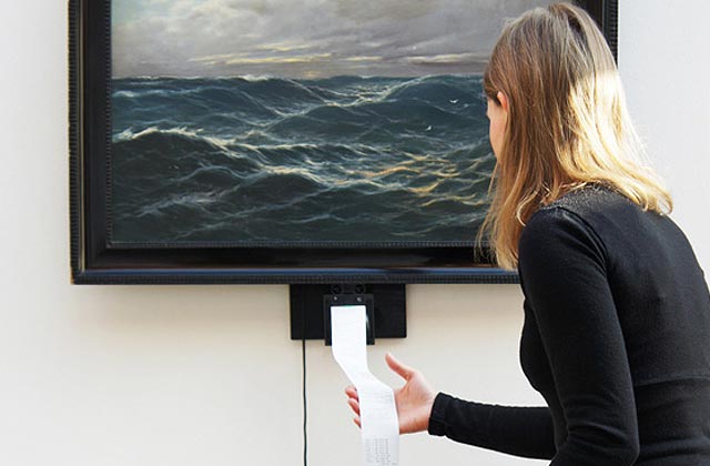 Un tableau dont le prix augmente… quand on le regarde