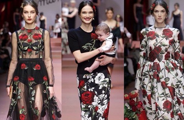 Dolce & Gabanna met les mères à l’honneur lors de la Fashion Week 2015