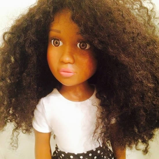 barbie noire afro