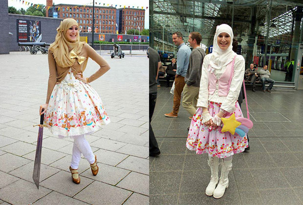 Deux amies musulmanes et fans de culture japonaise ont décidé de mêler leur passion et leurs convictions religieuses dans un style vestimentaire joli et