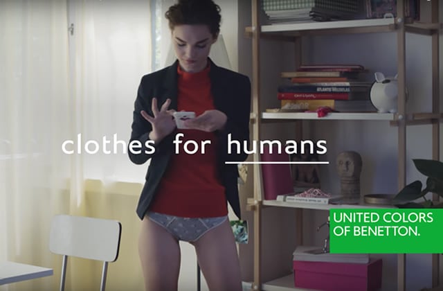 Benetton sort de charmantes pubs ancrées dans la vraie vie