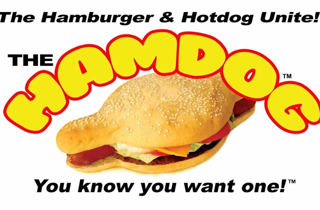 Le Hamdog, le sandwich mi hot-dog, mi hamburger, et à nouveau mi-hot-dog