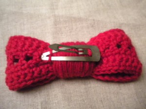 Tuto crochet : un noeud pour cheveux