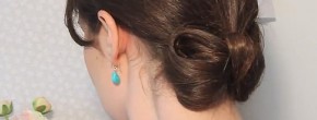 Tuto coiffure : un chignon noeud
