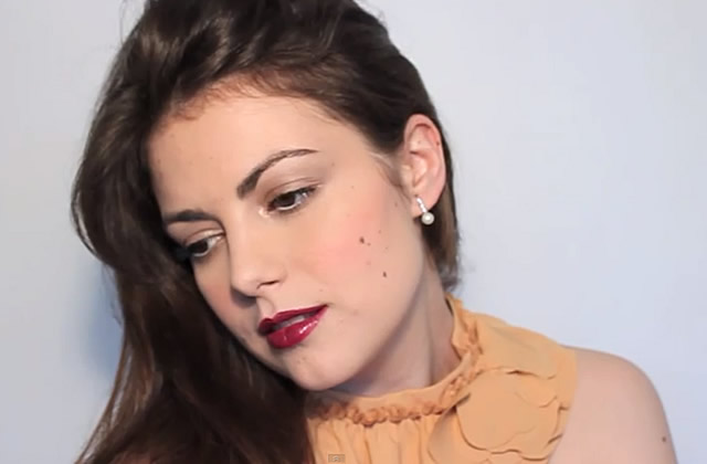 Tuto maquillage : Bordeaux & Champagne