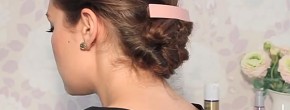Tuto vidéo : un chignon inspiration vintage