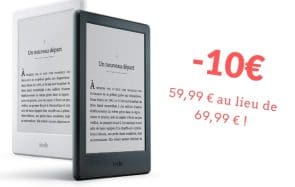 Le bon plan du jour ! Le Kindle à 59,99€ au lieu de 69,99€ (aujourd’hui seulement)