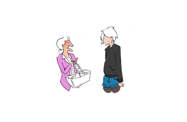 La connasse du Simply – Le dessin de Cy.