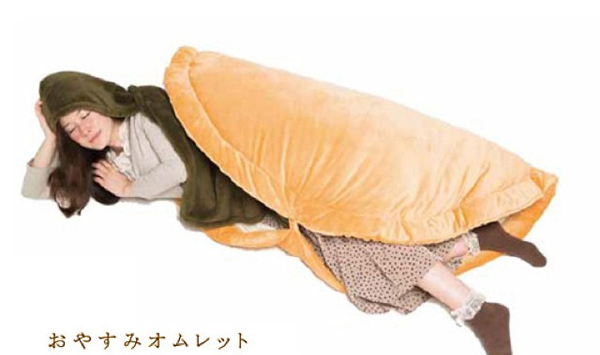 Dormir dans un croissant, une omelette ou un sandwich bread2
