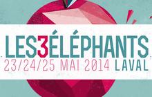 5 pass week-end et 10 compilations du festival Les 3 Éléphants à gagner !
