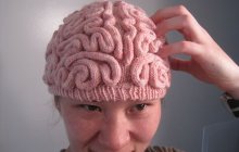 Le bonnet en laine cerveau — Idée cadeau pourrie