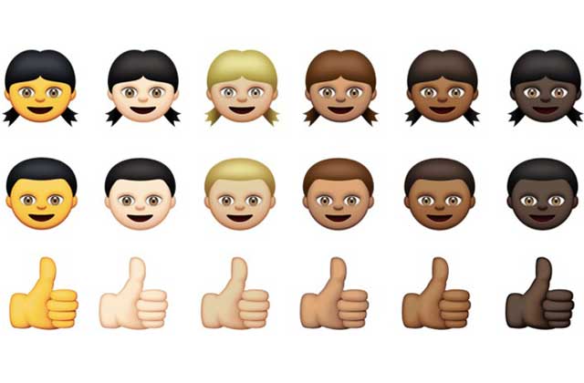 Les Emojis Se Diversifient Niveau Couleurs De Peaux