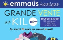 Emmaüs lance aujourd’hui sa grande vente au kilo à Paris !