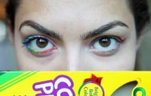 Utiliser ses crayons de couleur comme eye-liners… Le WTF beauté risqué !