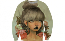 Lois van Baarle et ses vêtements aux dessins poétiques