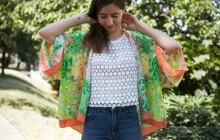 DIY — Transforme un foulard en kimono !