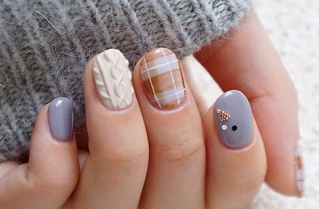 Les « Sweater Nails », la nouvelle tendance vernis inspirée