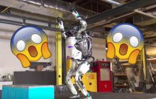 Une vidéo montre un fascinant robot humanoïde faire un salto arrière (et se ramasser)