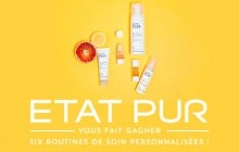 Concours — Etat Pur vous fait gagner 6 routines de soin personnalisées !