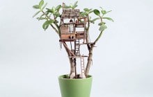 Les petites cabanes pour plantes d’intérieur, la dose de mignon du jour