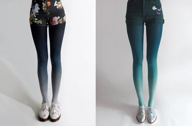 Mettez de la couleur sur vos jambes avec ces collants tie & dye