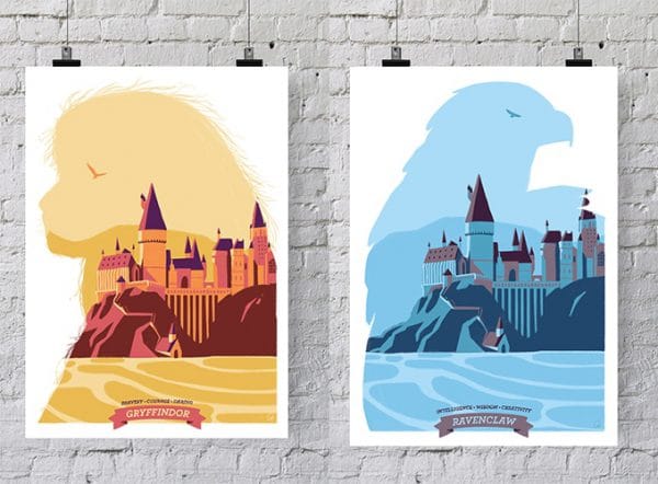 Les Affiches Harry Potter Realisees Par Cy Madmoizelle Com