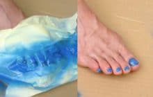 La façon la plus rapide (et la plus chelou) de se vernir les ongles de pieds