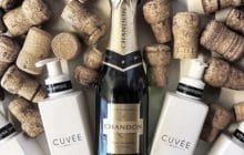 La gamme de shampoing au champagne — WTF Beauté festif