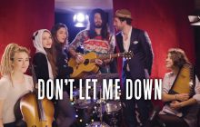 Waxx, Pomme, L.E.J et Igit vous offrent une reprise de Noël du tube Don’t let me down !