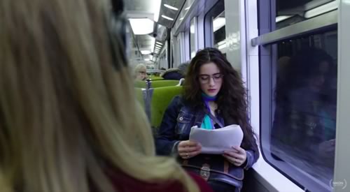 Rencontre inconnu train