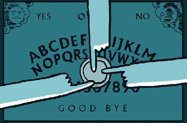 Le jour où j’ai utilisé une planche de Ouija — Le Dessin de Mlle Karensac