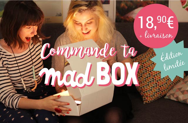 Commande la Madbox, un concentré de madmoiZelle en édition limitée chez toi !