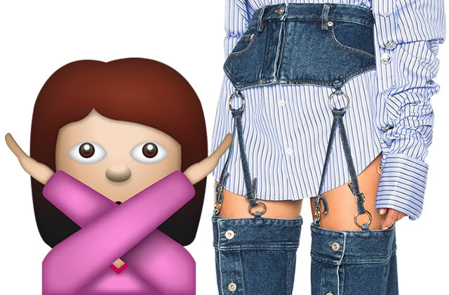 Le jean à sangles ou comment ruiner davantage toutes sortes de respect envers le jean