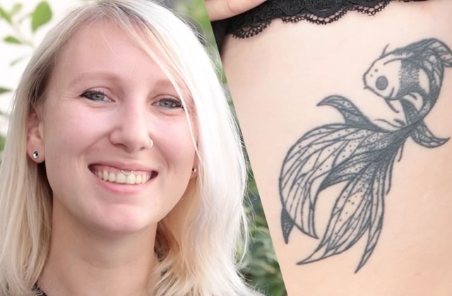 Street Tattoos — Flavie, la tatoueuse tatouée